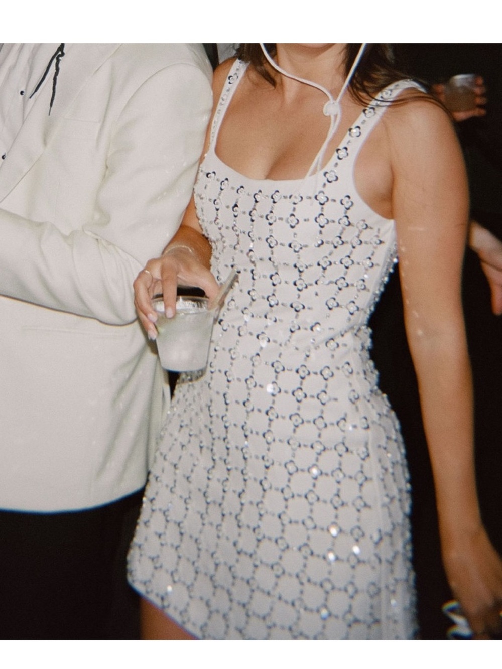 Jonathan Simkhai Ziva Crystal Mini Dress
00